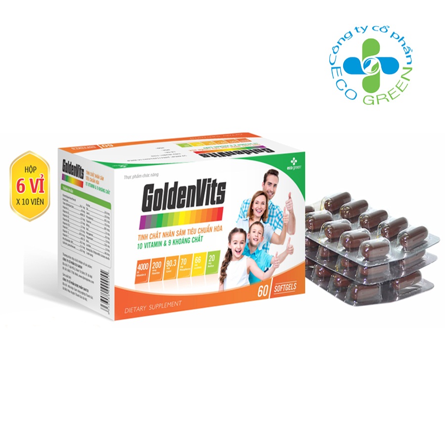 GOLDENVITS - VIÊN NANG MỀM - ĐẠM DINH DƯỠNG