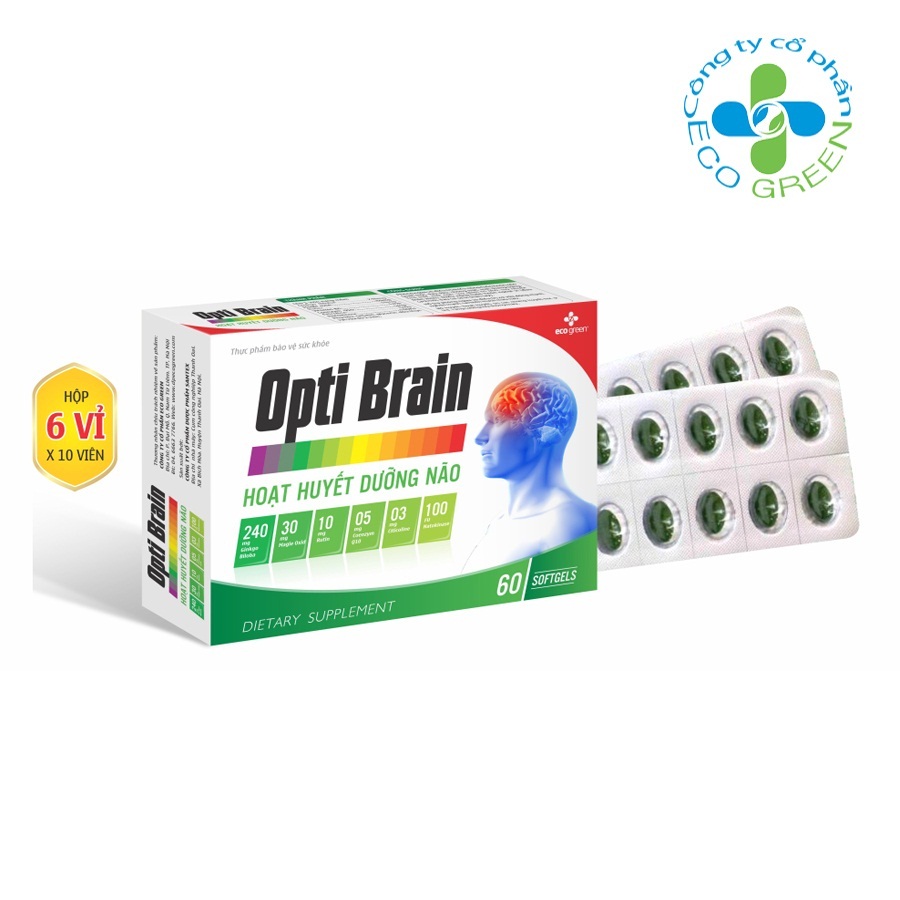OPTIBRAIN - VIÊN NANG CỨNG - HOẠT HUYẾT DƯỠNG NÃO